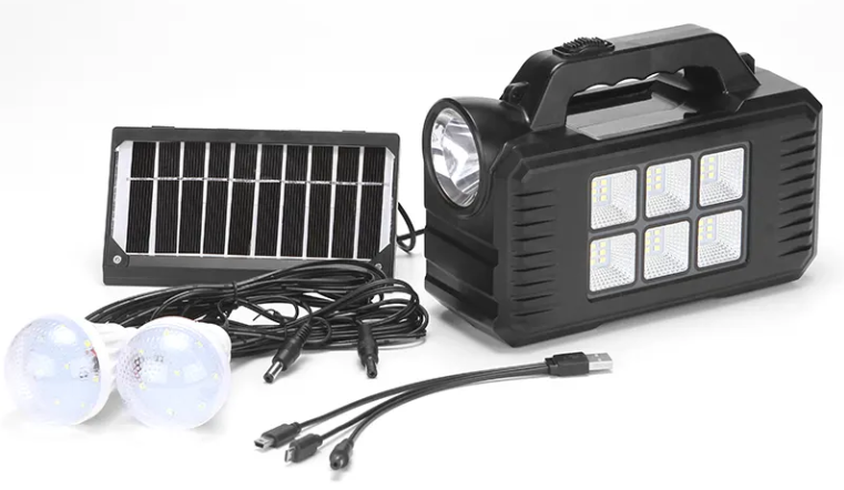 Kit solar GD 8077 cu lampa multifunctionala HA